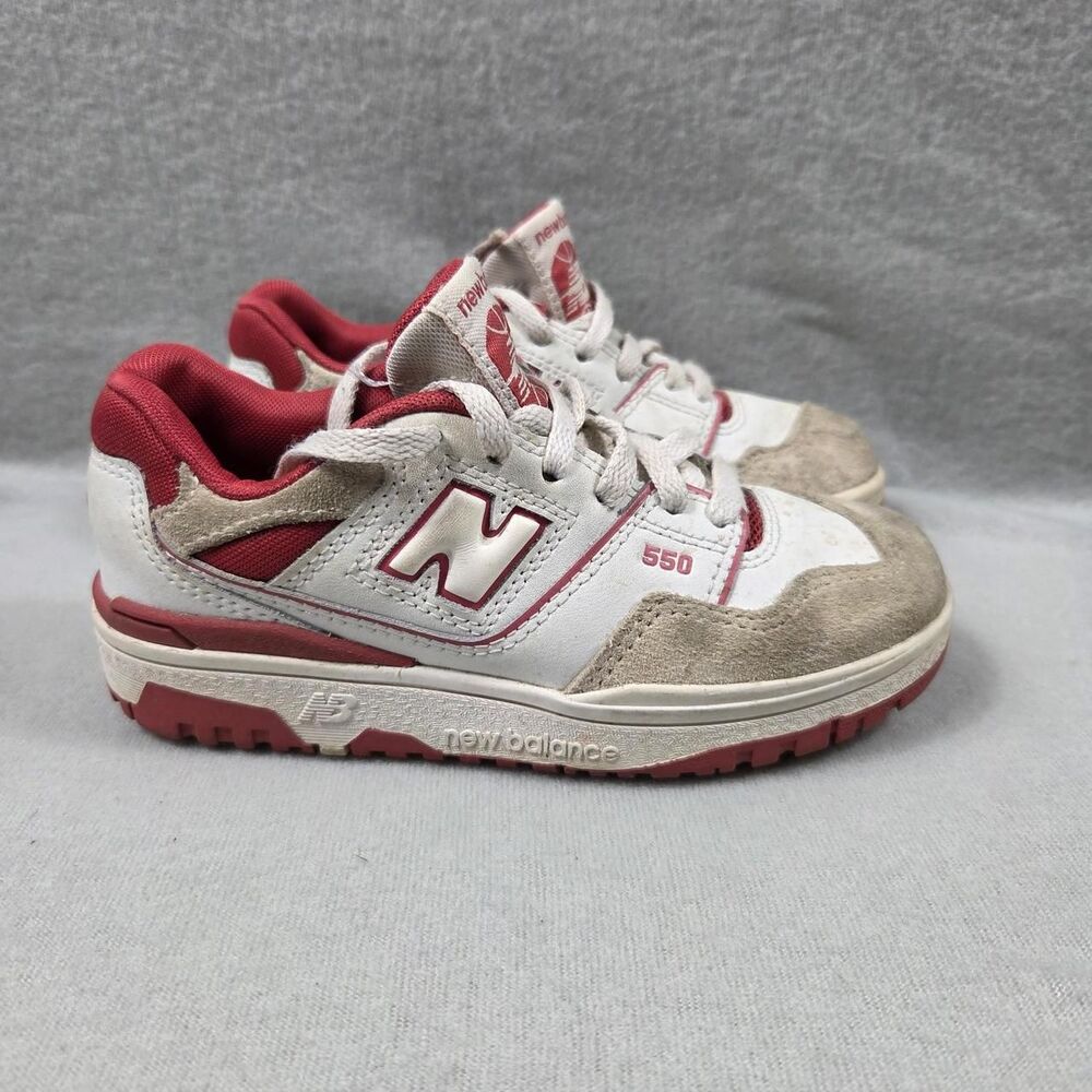 New-balance Men's White and Red Top